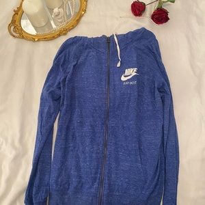 Nike women’s gym full-zip hoodie.